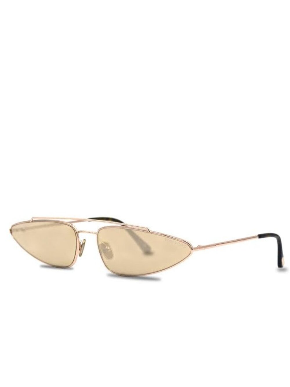 NEW TOM FORD WOMEN GOLD CAT EYE SUNGLASSES CAM TF979 28G SUNGLASSES FT0979/S